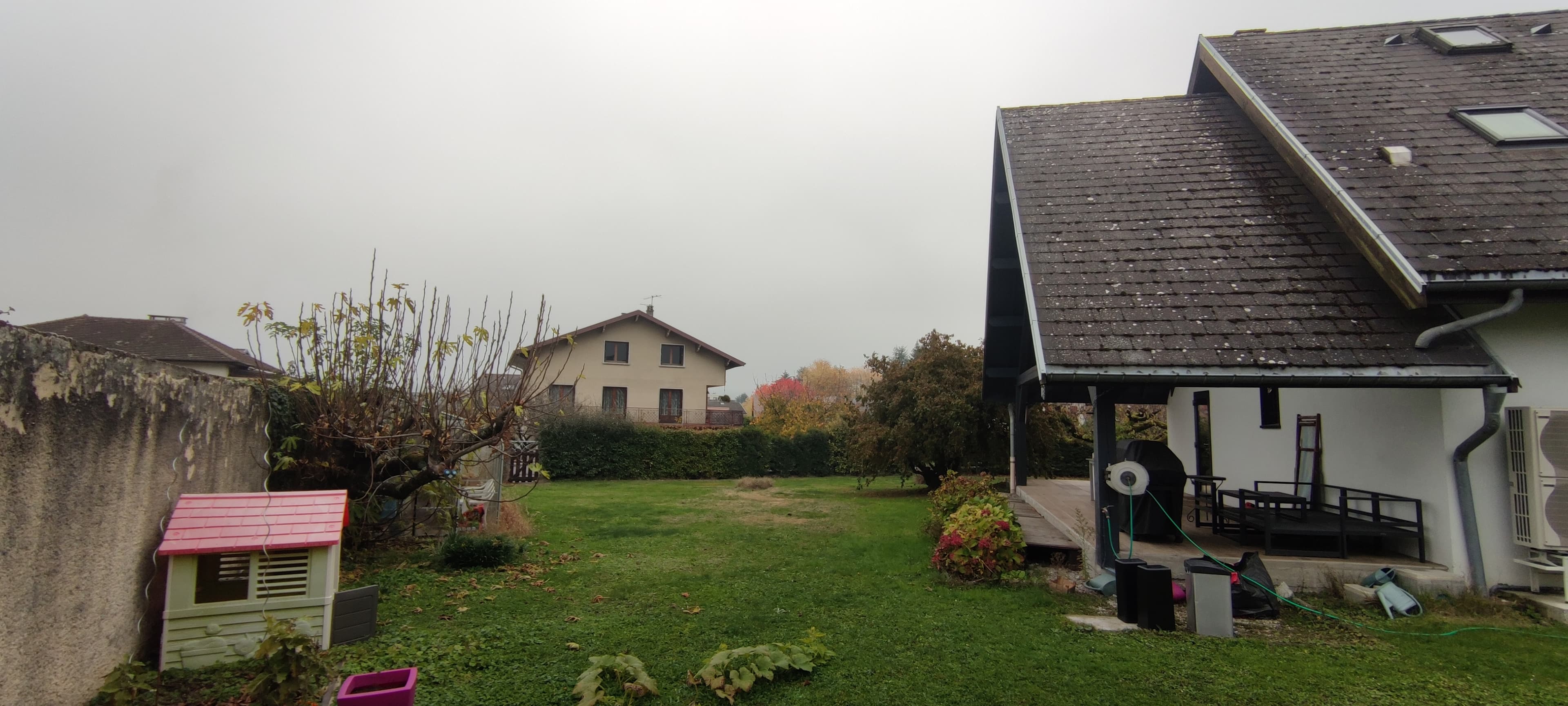 Réalisation d'une piscine 8*4 + aménagements extérieurs à LA MOTTE SERVOELX (2022)