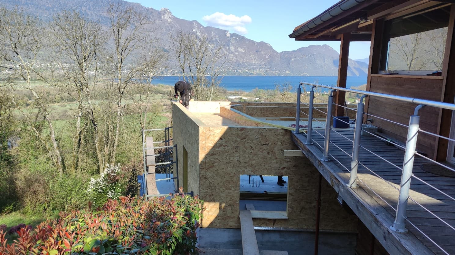 Agrandissement d'une villa au VIVIERS DU LAC (2025)